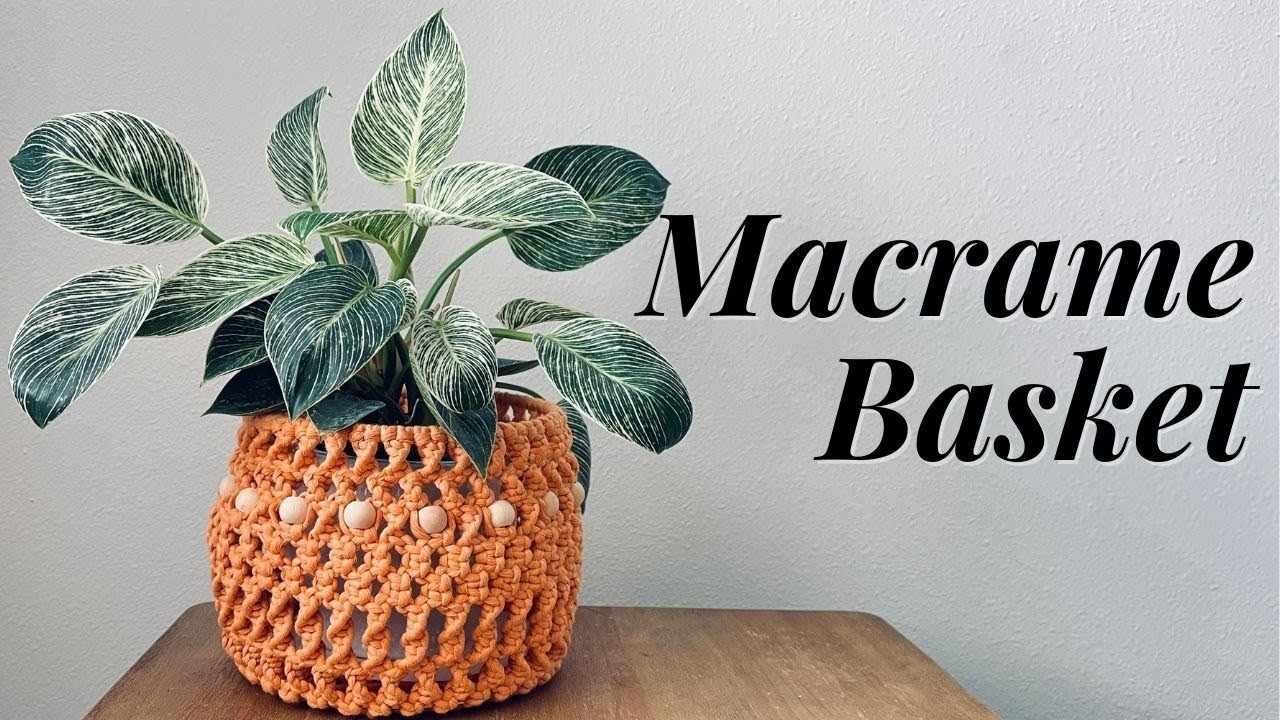 DIY Macrame Plant Basket