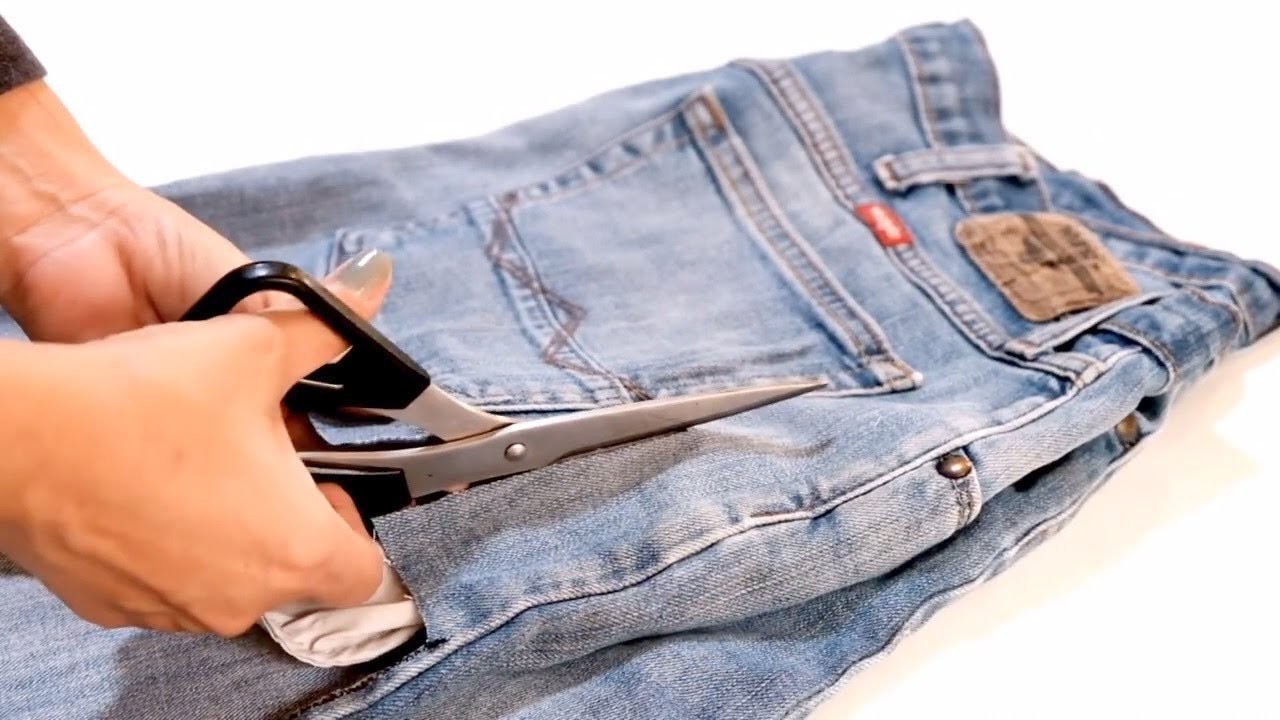 DIY Old Jeans Recycle Tote Bag Denim Reuse | Tutorial