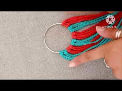 DIY Simple Macrame Taddy Bear Jhula | Macrame Jhula tutorial for beginners Macrame art|