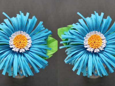 Easy & Beautiful paper flowers | paper craft | Akkiz craft