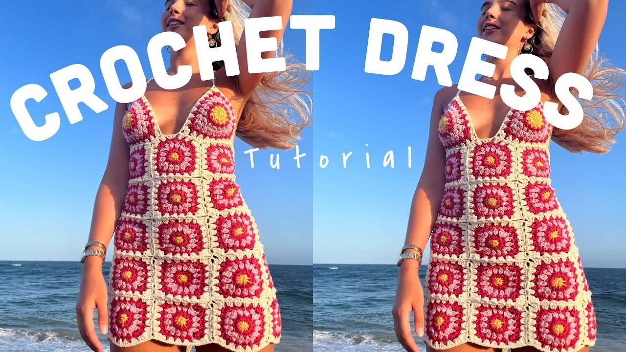 Easy crochet dress tutorial????| Beginner friendly|DIY|step by step #trending #tutorial