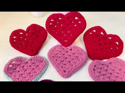 Easy Crochet Heart Tutorial