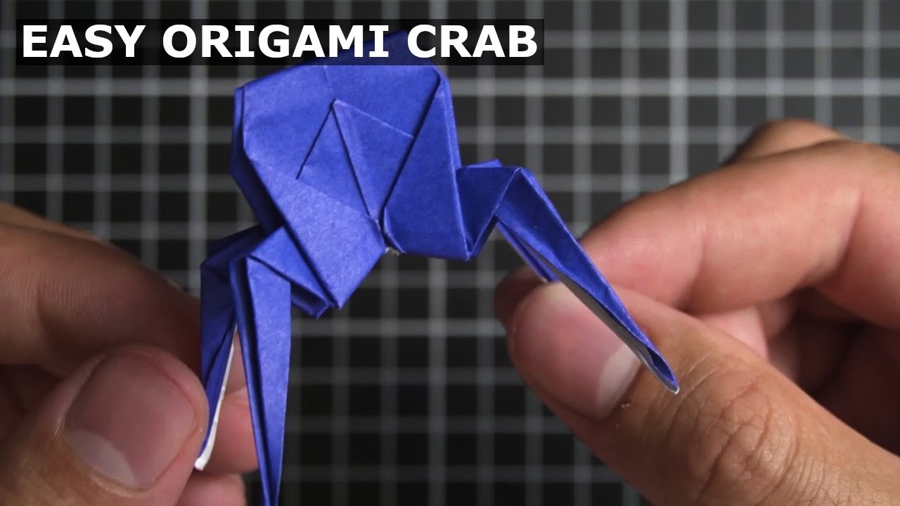 EASY Origami Crab Tutorial | Step By Step ????