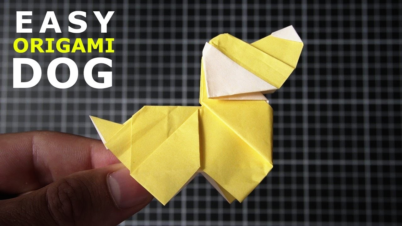 EASY Origami Dog Tutorial | HD Step By Step