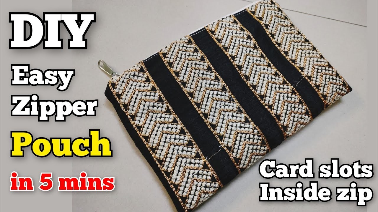 Easy Pouch making at home | Ladies Purse Cutting and Stitching. Phone pouch.handbag.how to make bag