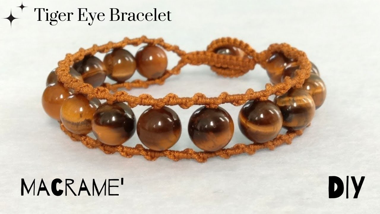 Handmade Tiger Eye Bracelet