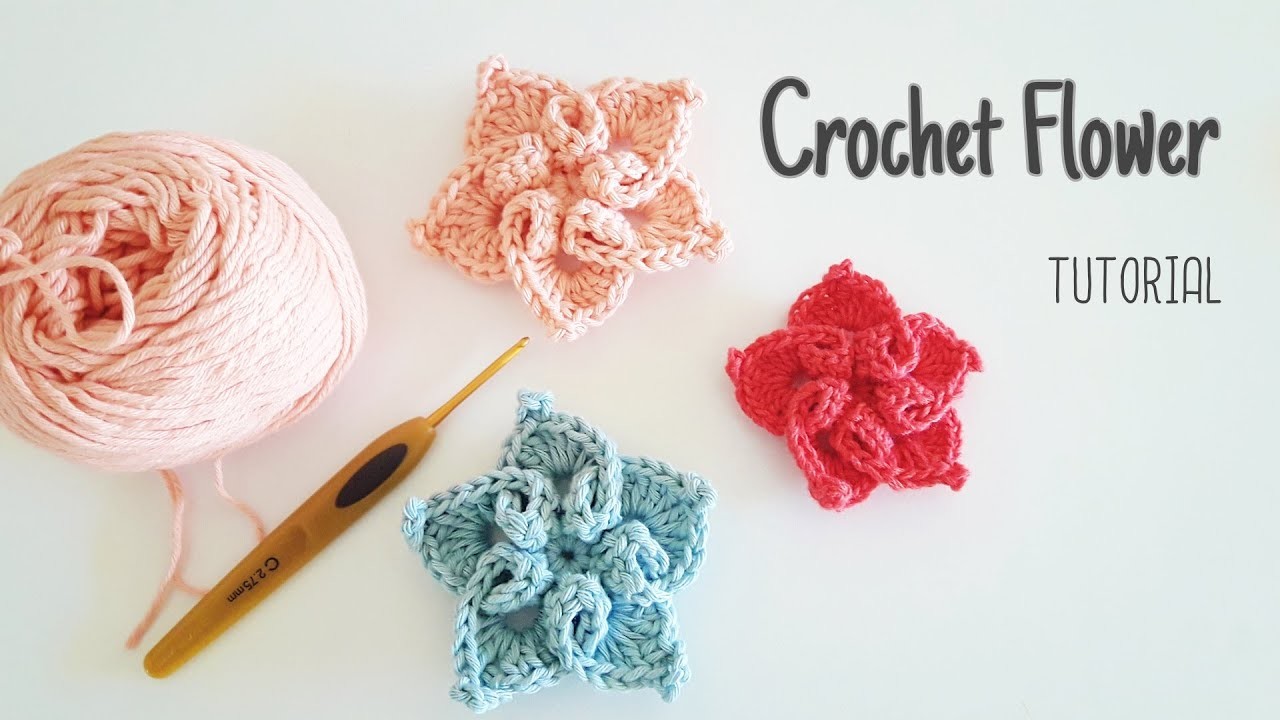How To Crochet A Flower. ???? Easy Tutorial. DIY ????