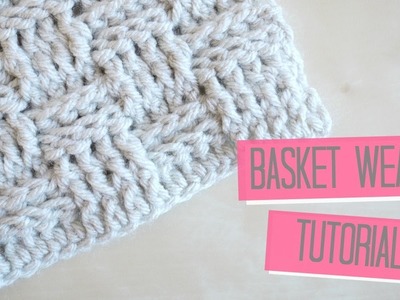 How to crochet basket weave stitch #crochettutorial #crochetstitches