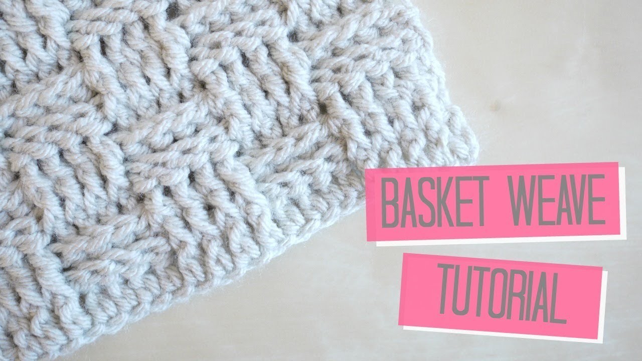 How to crochet basket weave stitch #crochettutorial #crochetstitches