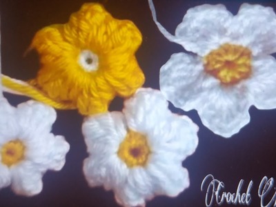 How To Crochet Little Flower Tutorial|DIY Crochet Small Flower