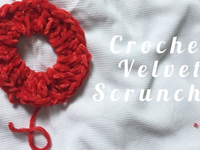 How To Crochet: Velvet Scrunchie Tutorial ????