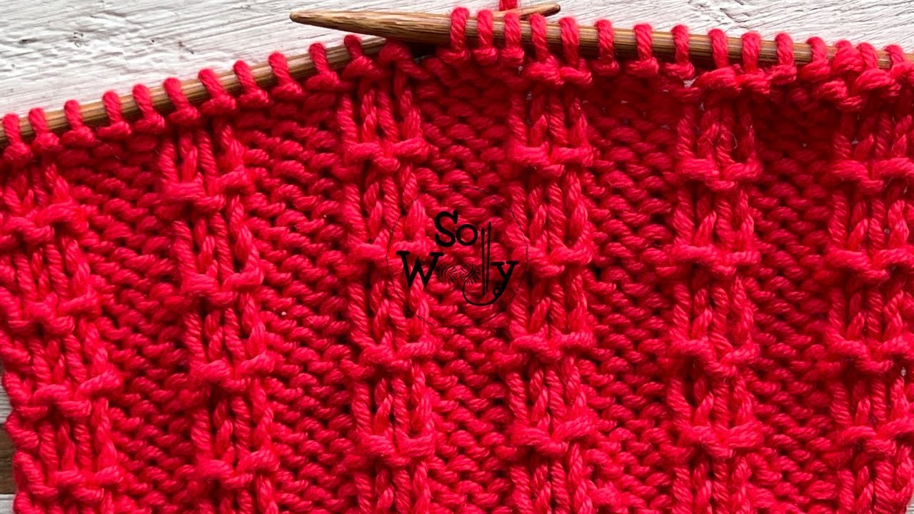How to knit the Pique Rib stitch #2 (super easy and it doesn't curl) - So Woolly
