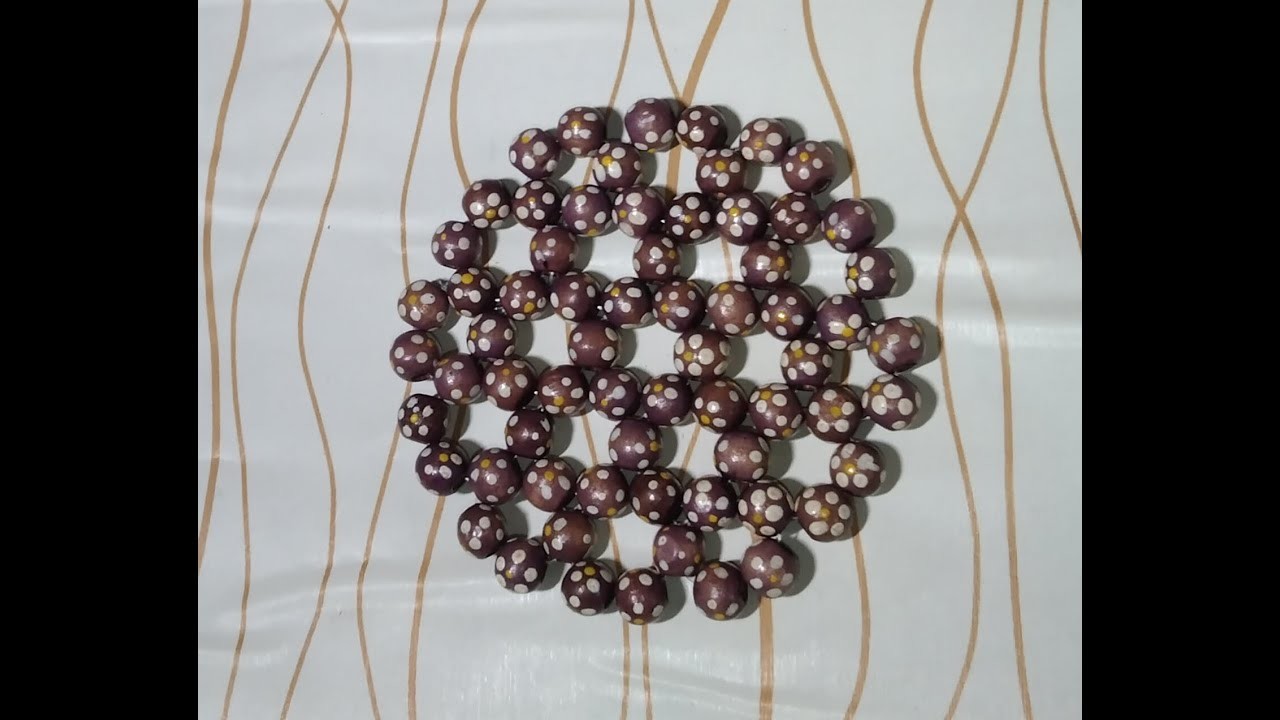 How to make beading circle step by step tutorial