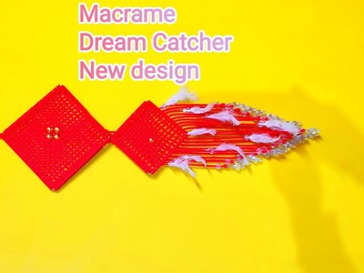 How to make dream chacher | Macrame dream chacher new design | DIY dream chacher