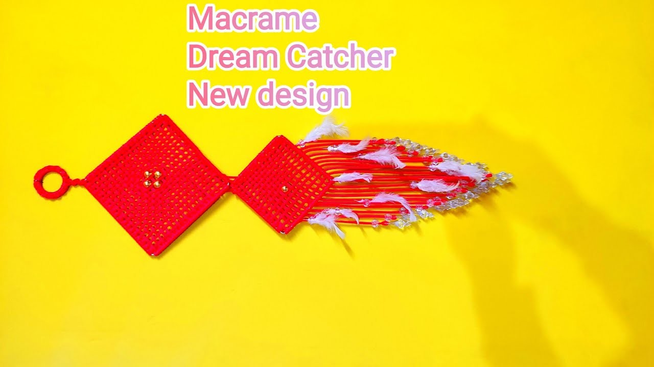 How to make dream chacher | Macrame dream chacher new design | DIY dream chacher