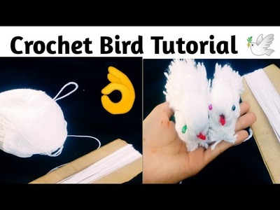 How to make easy crochet bird ????|crochet bird tutorial |crochet design for beginners |Beautiful bird????