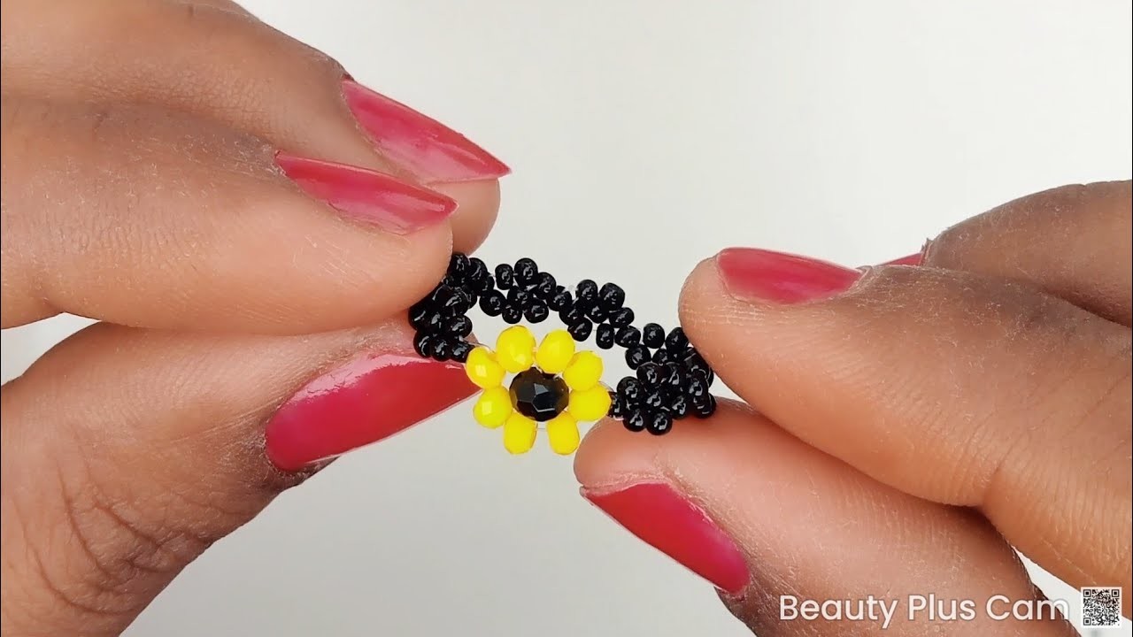 How To Make Jewelry || Ring Making Tutorial || Easy Beaded Ring || DIY Ring