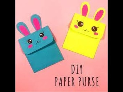 How to make paper Purse girl  _ paper Purse girl tutorial