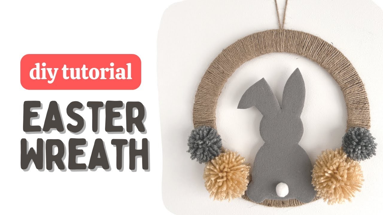 How To Make Your Own DIY Easter Wreath ???? ???? ????  - Craft Tutorial