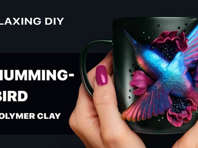 Hummingbird polymer clay DIY  I   Relax video   I   4K tutorial