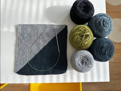 Join as you knit! Knitting the Purl Soho Prism Blanket.