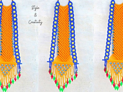 Macrame Jhula New Design Tutorial | DIY Easy And Simple Macrame Jhula | Teddy Jhula