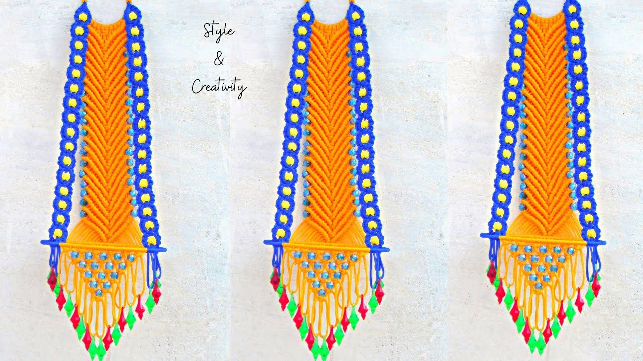 Macrame Jhula New Design Tutorial | DIY Easy And Simple Macrame Jhula | Teddy Jhula