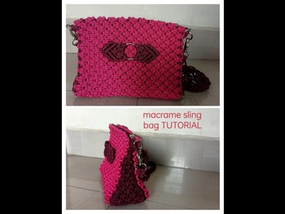 Making DIY video for macrame  sling bag + SALE Prize Rs.800  @laksbags8935 ​