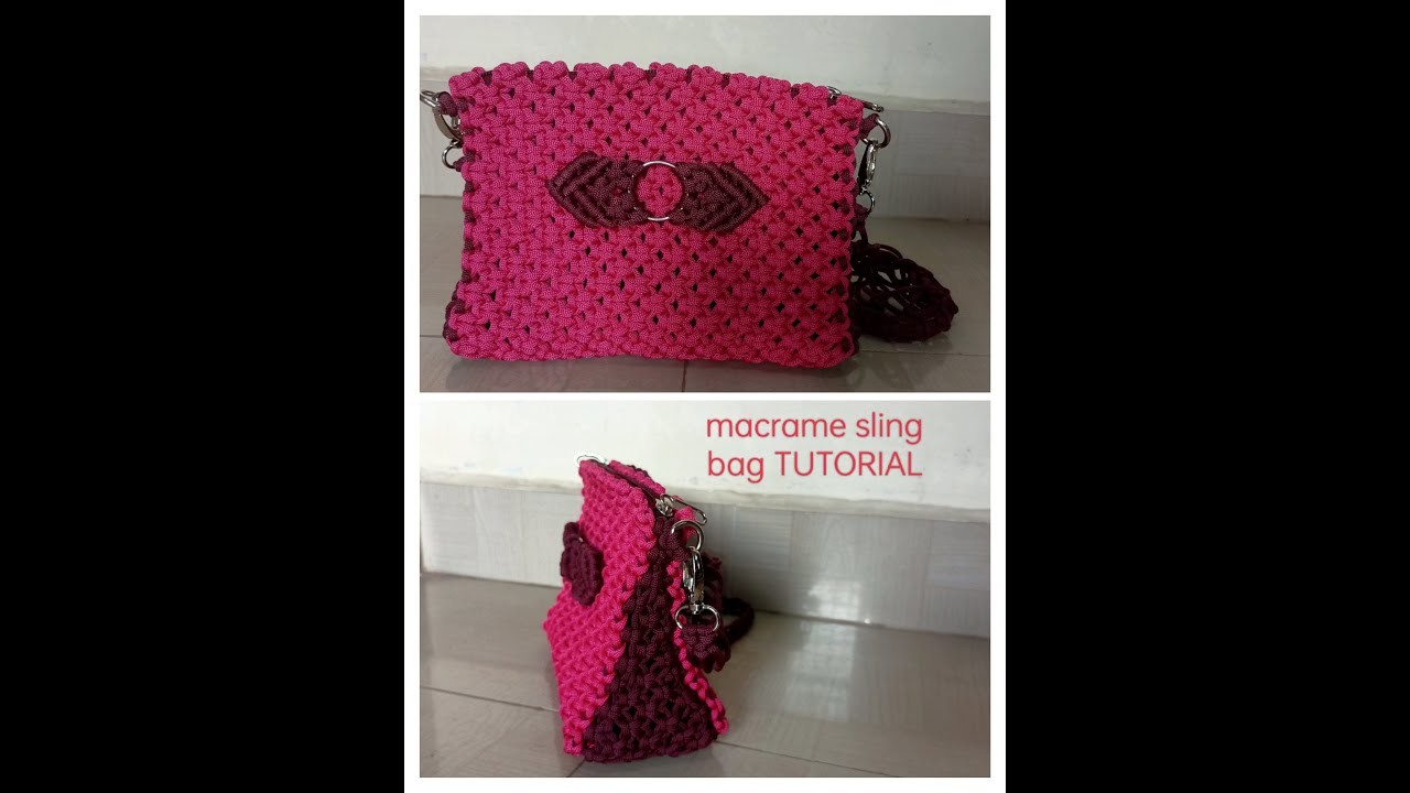 Making DIY video for macrame  sling bag + SALE Prize Rs.800  @laksbags8935 ​