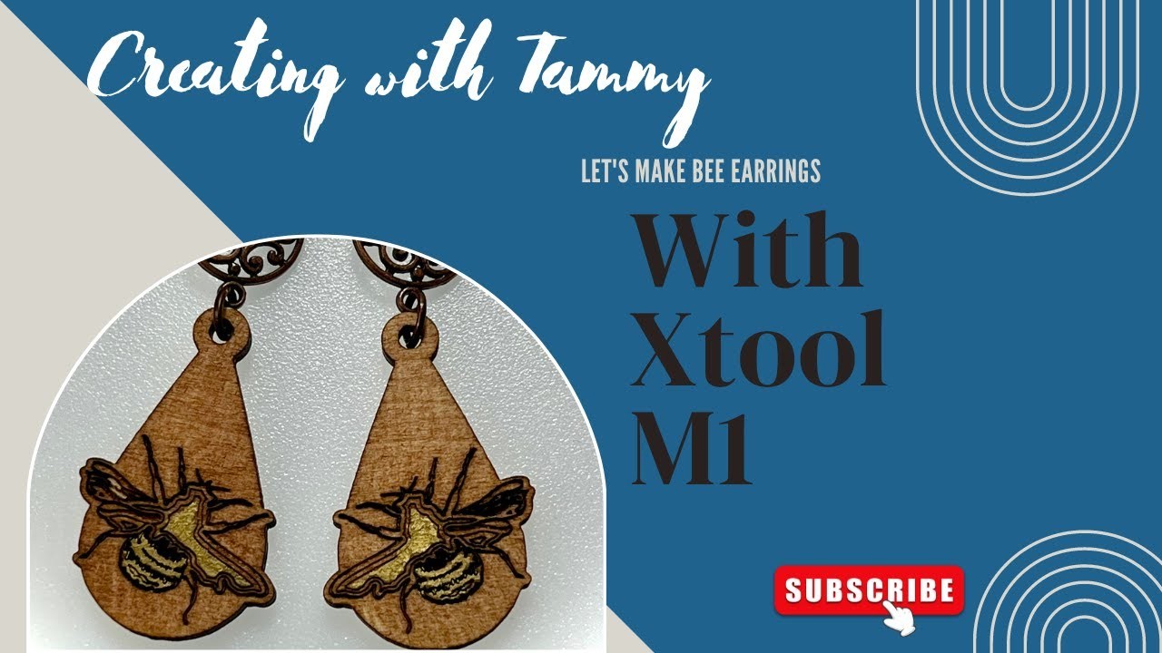 Making Earring with Xtool M1 and Xtool Creative Space