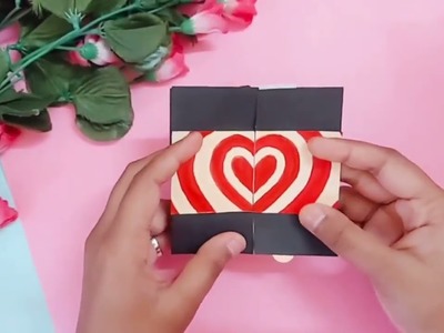 Never Ending Card | Endless Card Tutorial Step By Step | Valentine's Day Card