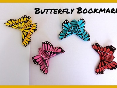 Origami Butterfly Bookmark | Easy Origami | Tutorial Diy By Sizzling Art