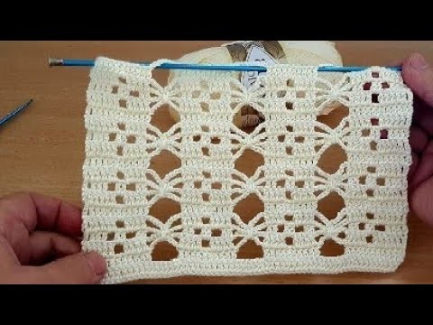 Perfeckt????Very Easy!Crochet scarf,Shawl,blouse,runner,curtain Pattern Tutorial
