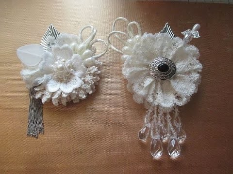 SOLD - 2 x Scrappy Flower Tutorial - jennings644 - Teacher of All Crafts