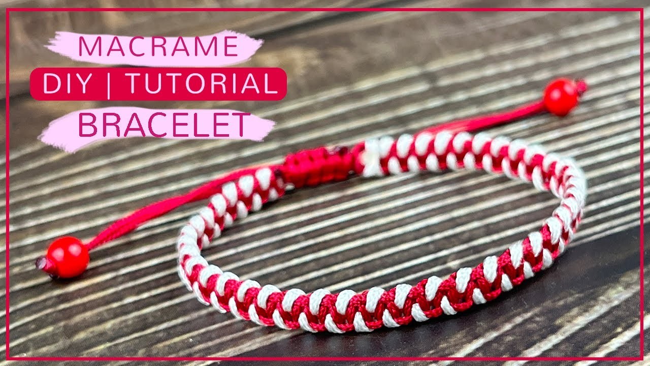 Square Knot Bracelet DIY | Easy Bracelet Making Tutorial Step by Step | How to Make Bracelet at Home