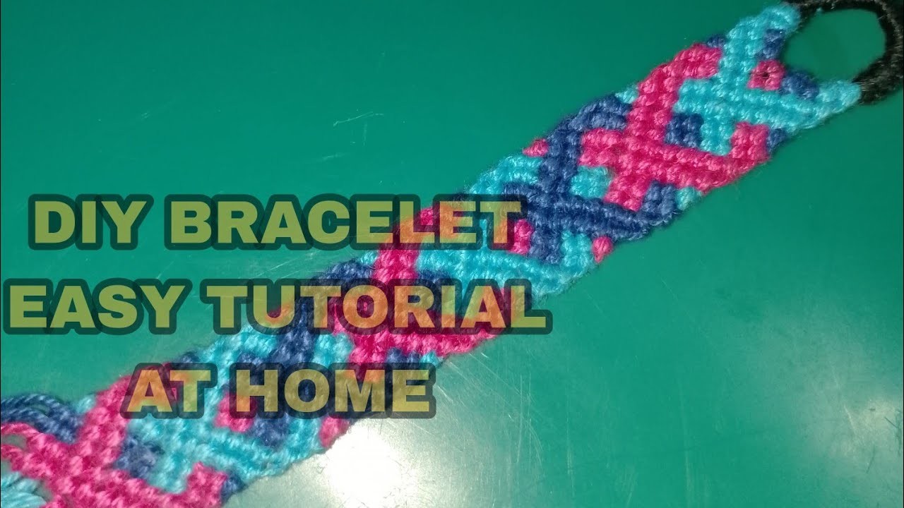 STEP BY STEP TUTORIAL diy bracelet how to make it at home#macrame #chevron #diy @alzdiytv