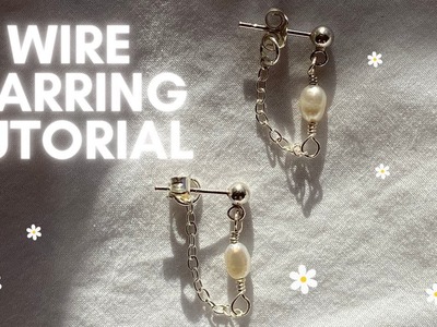 Sterling Silver Freshwater Pearl Stud Tutorial, DIY Jewelry