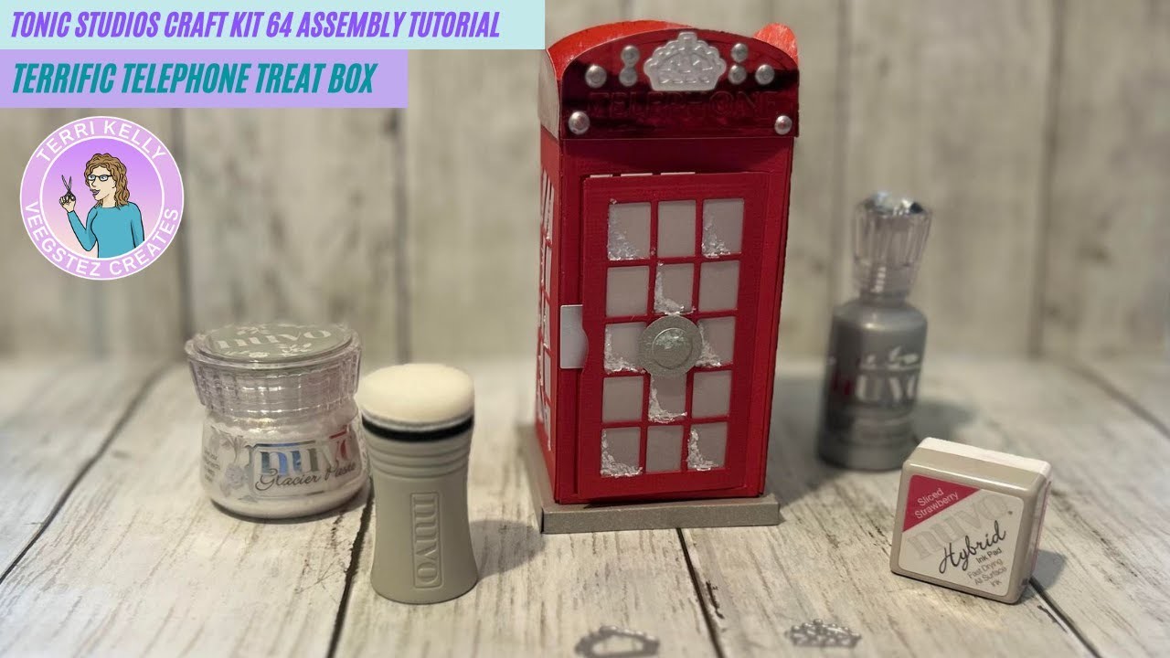 Tonic Craft Kit 64  - Terrific Telephone Treat Box Unboxing & Assembly  Tutorial