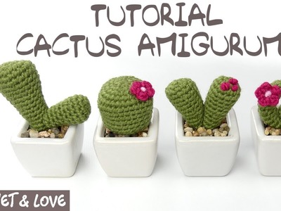 Tutorial Passo a Passo - Cactus Love Amigurumi