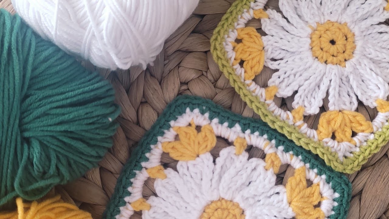 ????Wonderful ✅ Daisy flower Very easy Crochet ????