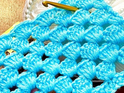 Amazing!???????? How to Crochet for beginners. Crochet baby blanket