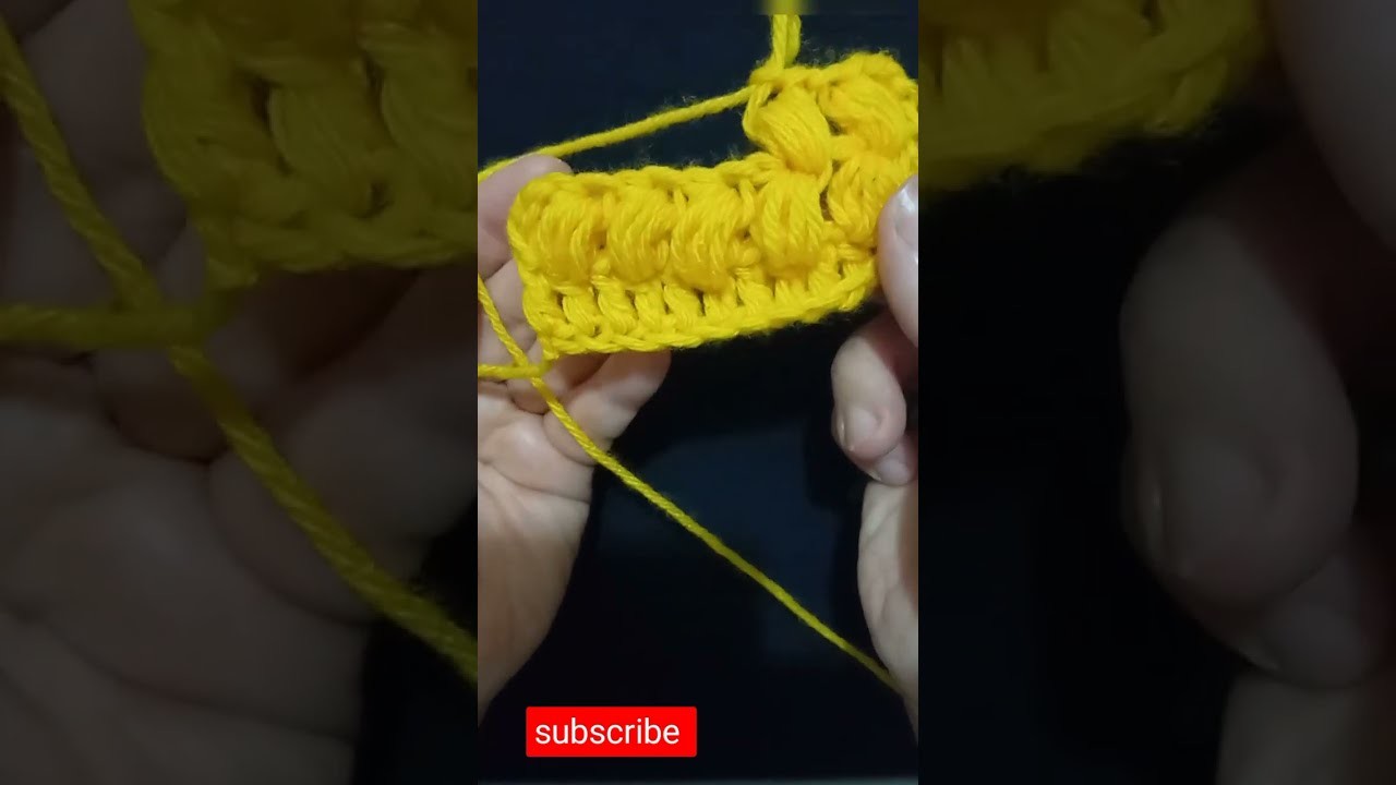 Crochet puff stitch for beginners,puff stitch.