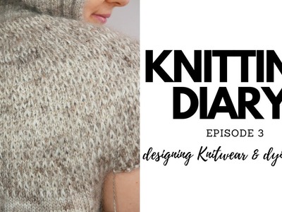 Diary about designing Knitwear and dying Yarn No. 3