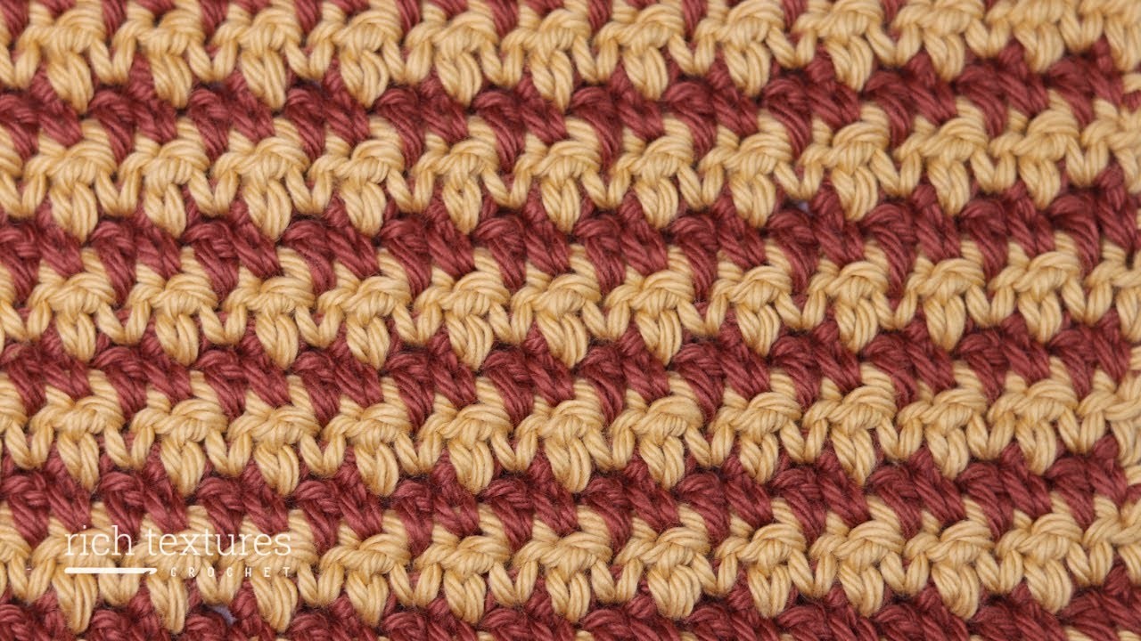 Houndstooth Crochet Stitch | How to Crochet