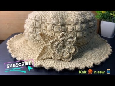 How to crochet girl hat Very easy and simple crochet hat for pattern