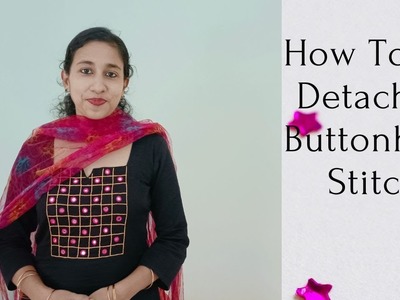 How to do Detached Buttonhole Stitch | Hand Embroidery Normal Needle Lace Stitch