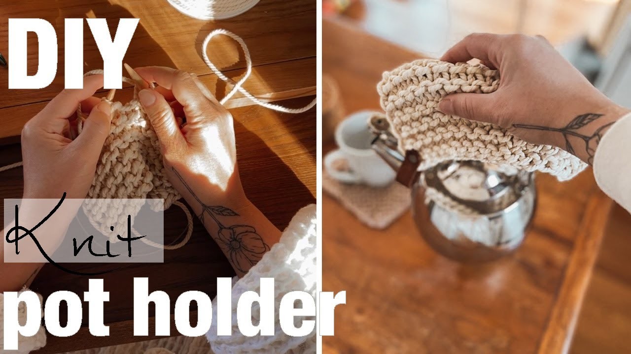 How to Knit a Pot Holder with Simply Maggie