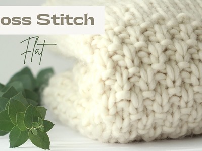 How to knit Moss Stitch | Flat and in the round
