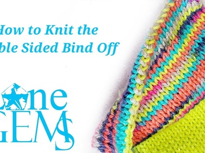 How to Knit the Double Sided Bind Off