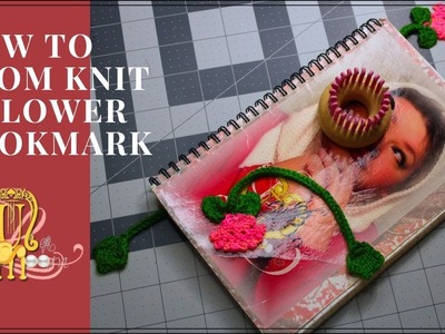 How to Loom Knit a Flower Bookmark